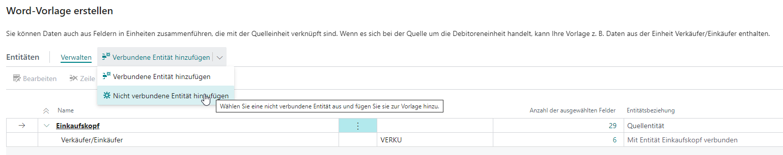 Bild 04 Nicht zugehörige Entitäten auswählen